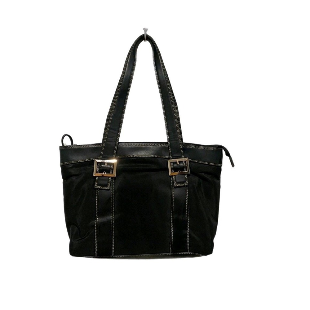 SwissGear by Wenger Black Nylon Laptop Tote Bag Professional Work Shoulder Bag